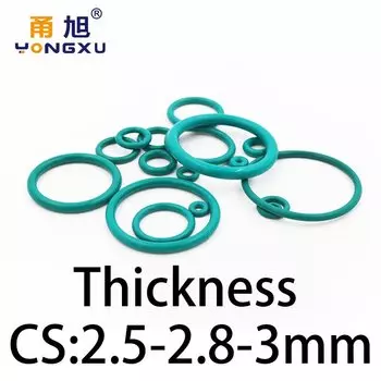 Уплотнительное кольцо YONGXU ФKM 2,5/2,8/3 мм