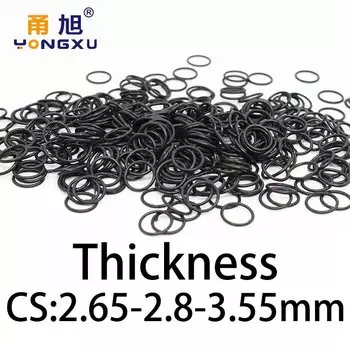 Уплотнительное кольцо YONGXU резиновое термостойкое 2.65/2.8/3.55 мм