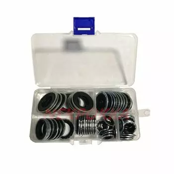 Уплотнительные прокладки для автомобильных систем кондиционирования воздуха, прокладки расширительного клапана, прокладки головки трубы, прокладки компрессора, 60 шт.