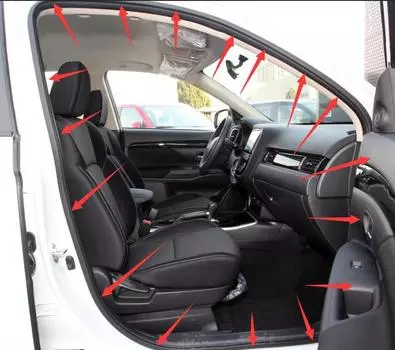 Уплотнитель Outlander3, открытие передней и задней двери, INR 2013-2021