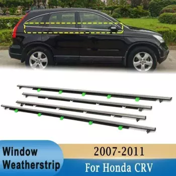 Уплотнители для окон автомобиля для Honda CRV CR-V 2007-2011, хромированный молдинг для боковых дверей, ремень для отделки внешнего оконного стекла, уплотнительные ремни
