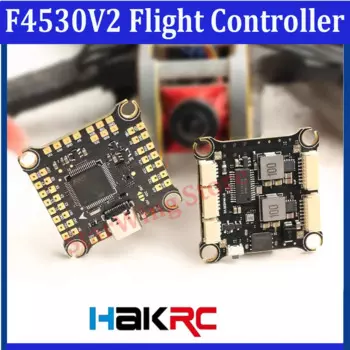 Управление полетом HAKRC F405 V2, барометр и гироскоп F4530V2 ICM42688, черный корпус, двойной BEC 2-6S, для FPV гоночного дрона