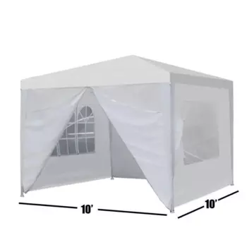 US 10 'x10' Наружный сверхмощный навесной телефон, свадебная палатка, беседка с 4 боковыми стенками
