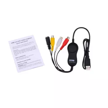 USB2.0 Карта захвата видеозаписи Аналоговый в цифровой USB UVC Video Audio Grabber Converter для XBOX PS3 VHS Windows Mac Android