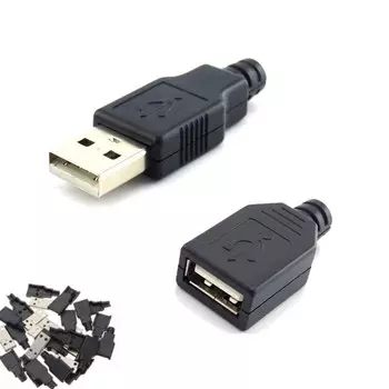 USB 2.0 разъем 4-контактный набор 10 шт.