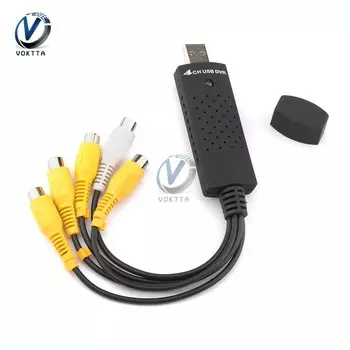 USB 3. 0 4CH Аудио Захват адаптер 4-канальный CCTV DVR карта для ПК ноутбука Win7 XP 4CH USB DVR видеозахват адаптер