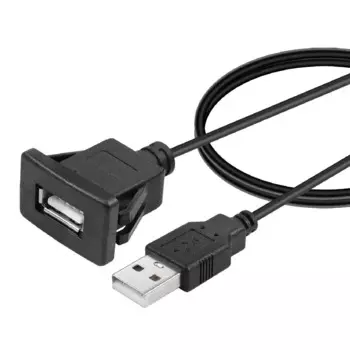 USB 3,0 автомобильное крепление заподлицо кабель между мужчинами и женщинами водонепроницаемый удлинитель для автомобиля, грузовика, лодки, мотоцикла, панель приборной панели 1 м