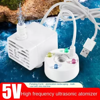 USB 5 В, освежитель воды с циркуляцией воды, горный водопад бонсай, ландшафтный увлажнитель-распылитель для аквариума