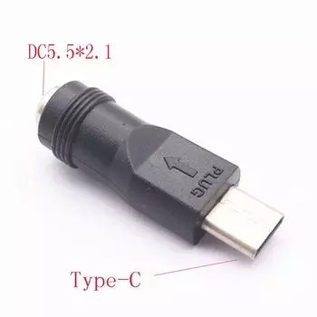 5V DC 5,5*2.1 мм, разъем питания USB 3.1 Type C USB-C Type-c 5,5 мм * 2,1 мм Тип USB адаптер постоянного тока