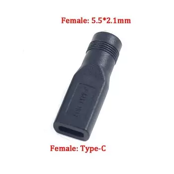 USB C/Micro USB 2.0 к DC 5,5x2,1 мм Адаптер