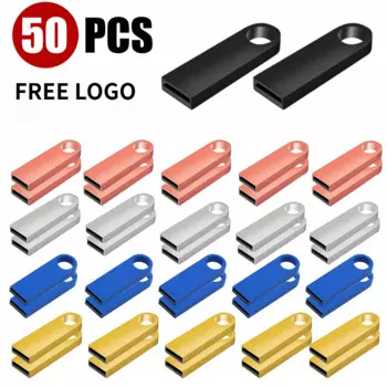 USB флеш-накопитель 2,0, 8 ГБ, 4 Гб, 2 Гб, 1 ГБ, 16 ГБ, 32 ГБ, 64 ГБ, 256 Мб, 512 МБ, 50 шт.
