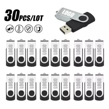 USB-флеш-накопитель на 32/64/16/8/128 ГБ, 30 шт.