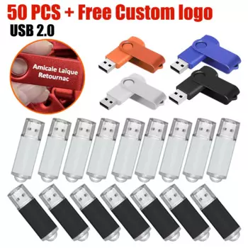 USB флеш-накопитель с бесплатным логотипом, реальная емкость, 50 шт./партия, 1 ГБ, 2 ГБ, 4 Гб, деловой подарок, USB флеш-накопитель, 64 ГБ, 256 Мб, 128 Мб, карта памяти
