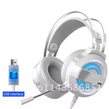 USB-гарнитура игровая с микрофоном и шумоподавлением, 7,1 звука