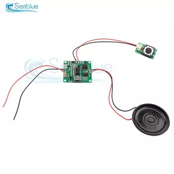 USB Интерфейс Аудио Декодирования Плата Mp3 Модуль Воспроизведения Музыки Регулировка Громкости С Динамиком Датчик Света/Кнопка Управления DIY