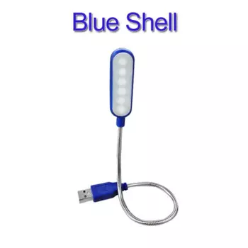 USB книжный светильник Foxanon 6 светодиодов черный