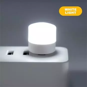 USB-подсветка для книг USB-ночник Мини-светодиодный ночник USB-разъем Лампа Power Bank Зарядка Маленькая круглая защита глаз для чтения
