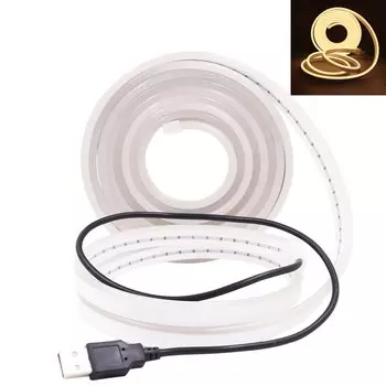 USB неоновая светодиодная лента HEGEHE 5В 120 светодиодов/м