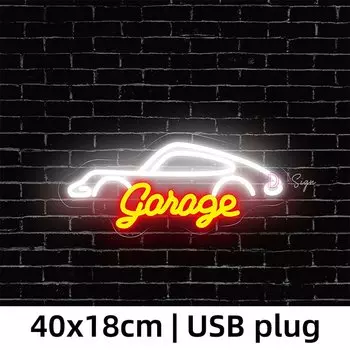 USB неоновая светодиодная вывеска ZHAOPAILAO NEON для гаража