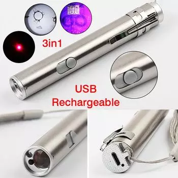 USB перезаряжаемый многофункциональный фонарик enjoydeal