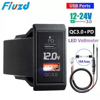 USB-порт для зарядки 12 В/24 В, автомобильная USB-разъем 12 В, разъем для быстрой зарядки 3,0, USB-разъем для зарядного устройства для passat b8 b7 b6 b5, аксессуары