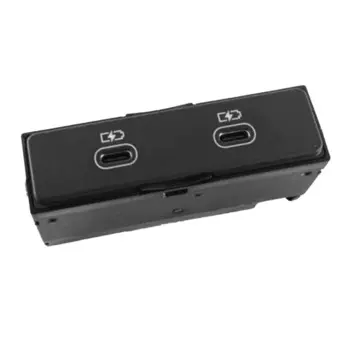 USB-порт Тип C с 2 отверстиями и встроенным преобразователем напряжения, задний центральный 4N1035954 для A6 Avant A7 A8 E-Tron Q7 Q8