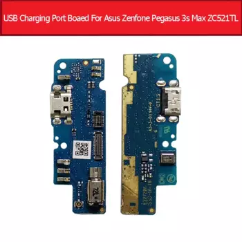 USB-разъем для зарядки, плата порта для Asus Zenfone 3S Max ZC521TL/X00GD, разъем для микрофона, разъем для микро-док-станции, запасные части