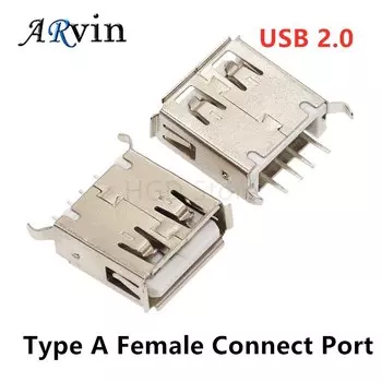 USB разъем типа А 4-контактный