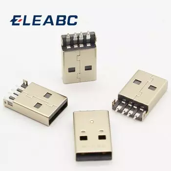 USB разъемы ELEABC G49 черные 10 шт