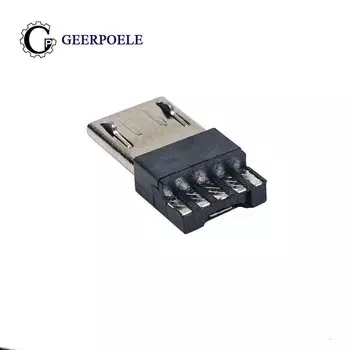 USB разъёмы GGEERPOELE 5 пин пластиковые 20 шт