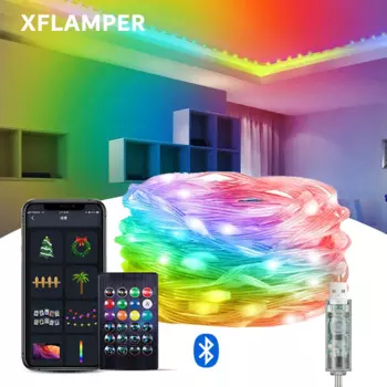 XFLAMPER USB RGBIC умные гирлянды