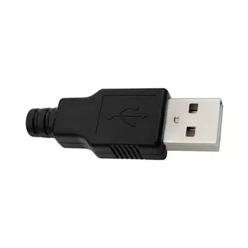 USB-штекер 4-контактный черный