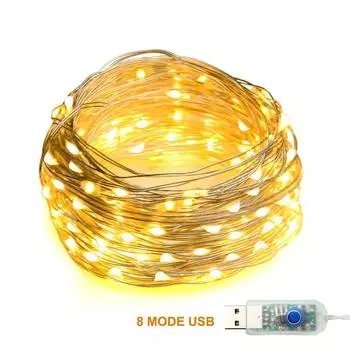 USB светодиодная гирлянда aoyuansea 1-10 м
