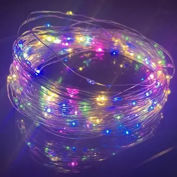 USB светодиодная гирлянда из медной проволоки