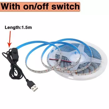 USB светодиодная лента HEGEHE SMD 2835 50/100/200/300/400/500 см