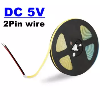 USB светодиодная лента OuuZuu белая тёплая 5В 12В