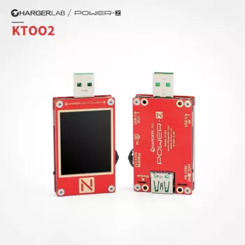 USB-тестер POWER-Z KT002, Type-c QC 3,0 зарядное устройство PD, Пульсация тока, двойной Type-C KT003C вольтметр, детектор внешнего аккумулятора