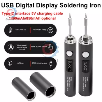 Aideepen Портативный электрический паяльник USB Type-C