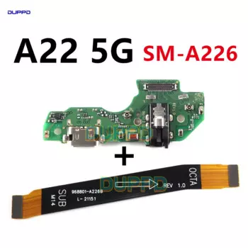 USB зарядное устройство для быстрой зарядки для Samsung Galaxy A22 5G A226 A226B материнская плата с гибким кабелем