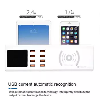 USB-зарядное устройство SUNSHINE с 8 USB-портами для быстрой зарядки