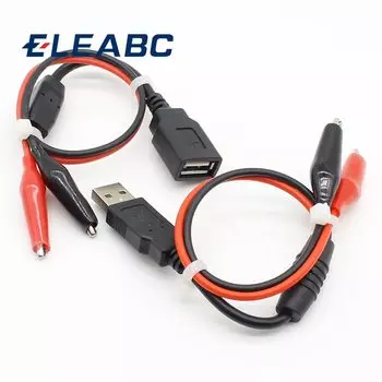 USB-зажимы «крокодил» ELEABC для тестера