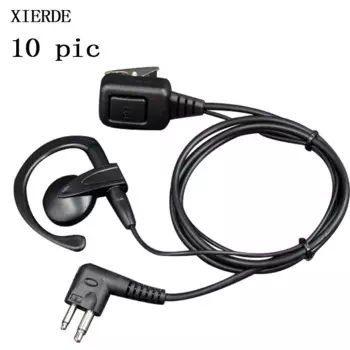 Ушной крючок, 2-контактный ушной зажим, гарнитура для Motorola Two Way Radio CLS1110 CLS1410 CLS1413 GP88 CP88 GP3688 CP040 CP100
