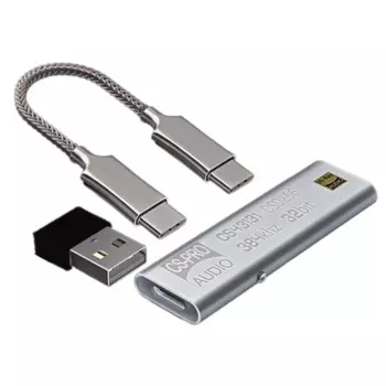 Усилитель для наушников CS43131 USB C ЦАП-ключ DSD256 декодирование 32 бит 384 кГц декодирование Type-C к разъему 3,5 мм AUX адаптер