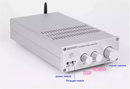 Усилитель HIFI STK4196MK10/STK4174, Bluetooth 5,0, 50 Вт x2 @ 8 Ом, усилитель класса AB, 4-16 Ом