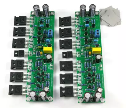 Усилитель мощности L15, 300 Вт + 300 Вт, 4 Ом, класс D, IRFP240, IRFP9240