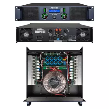 Усилитель мощности микшер MT1000 2-канальный сабвуфер Dsp усилитель мощности аудио 1000 Вт pioneer dj контроллер