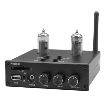 Усилитель звука для наушников 6J5/6K4, HiFi, Bluetooth 5,0