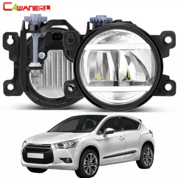 Усовершенствованная противотуманная фара в сборе для DS 4 Citroen DS4 2010-2018, 30 Вт, автомобильный передний бампер, светодиодная противотуманная фара H11, 2 шт.