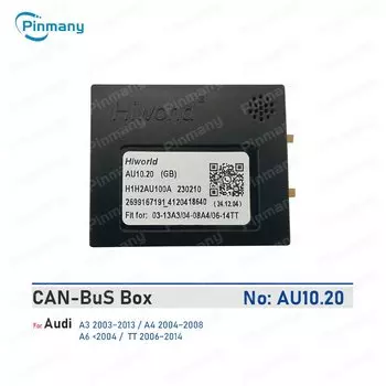 Установить послепродажное автостерео радио декодер CANBus Android головное устройство адаптер CANBus Hiworld AU10 для Audi A3 A4 A6 TT