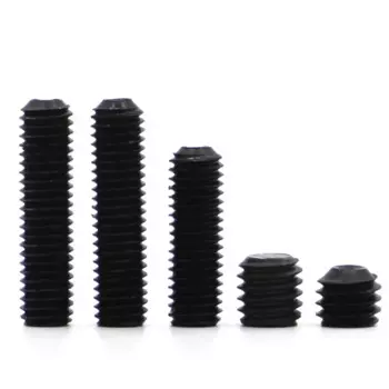 10-50 шт. M2 M2.5 M3 M4 M5 M6 M8 M10 DIN916 Нержавеющая сталь 304, легированная сталь 12,9, шестигранная головка с шестигранной головкой, установочные винты, установочный винт